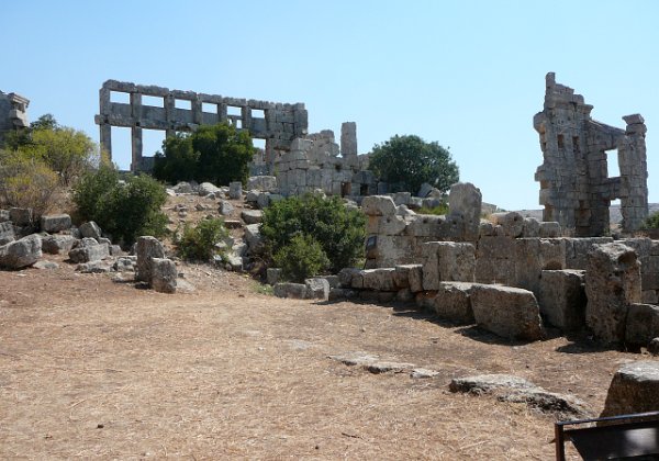 Site de de Saint-Syméon, le premier stylite